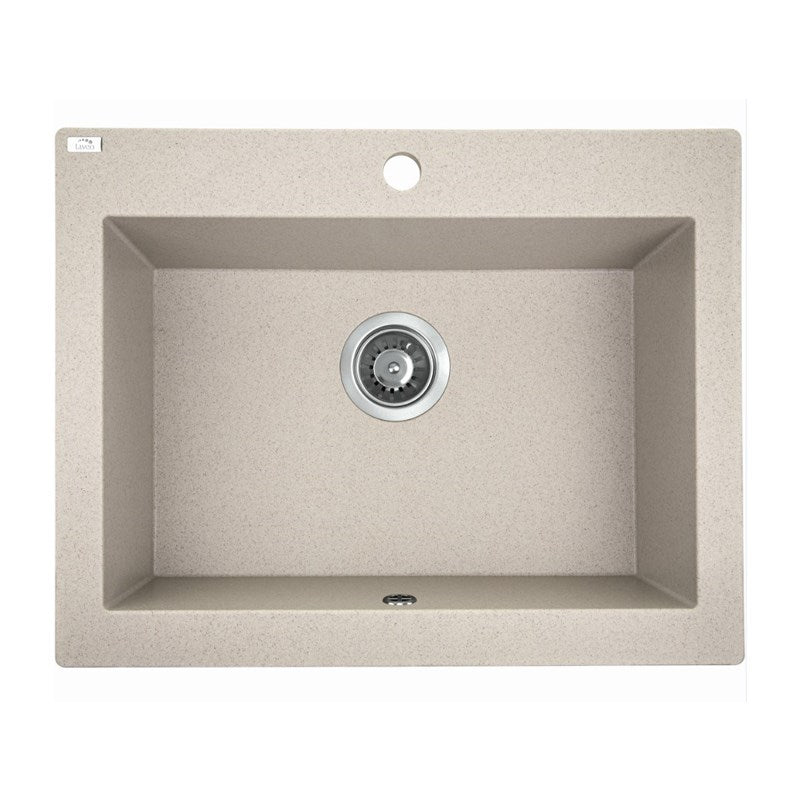 Granite Single Bowl Kitchen Sink 490x550x220mm