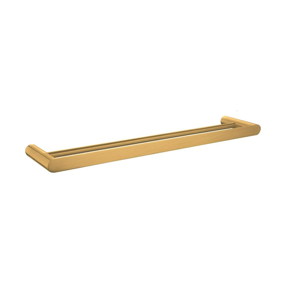 Bellino Brushed Yellow 600mm Double Towel Rail