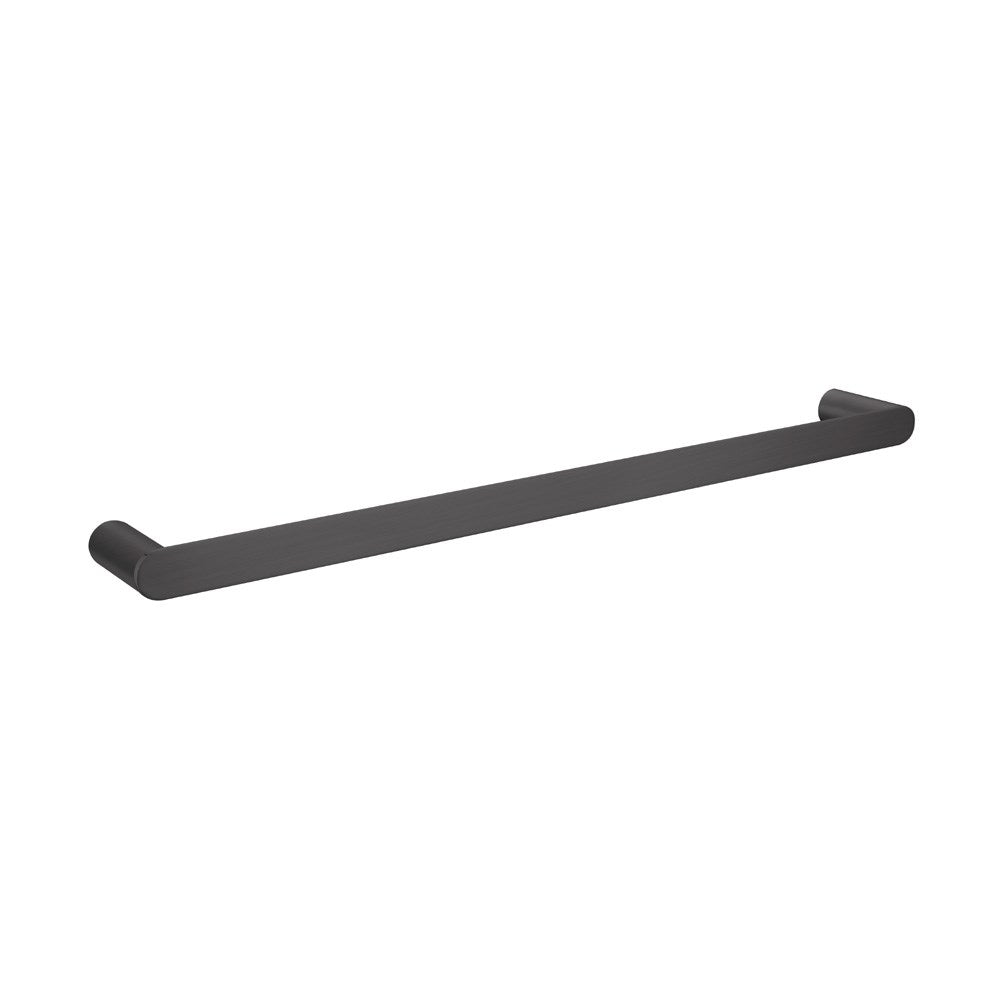 Bellino Gun Metal 600mm Single Towel Rail
