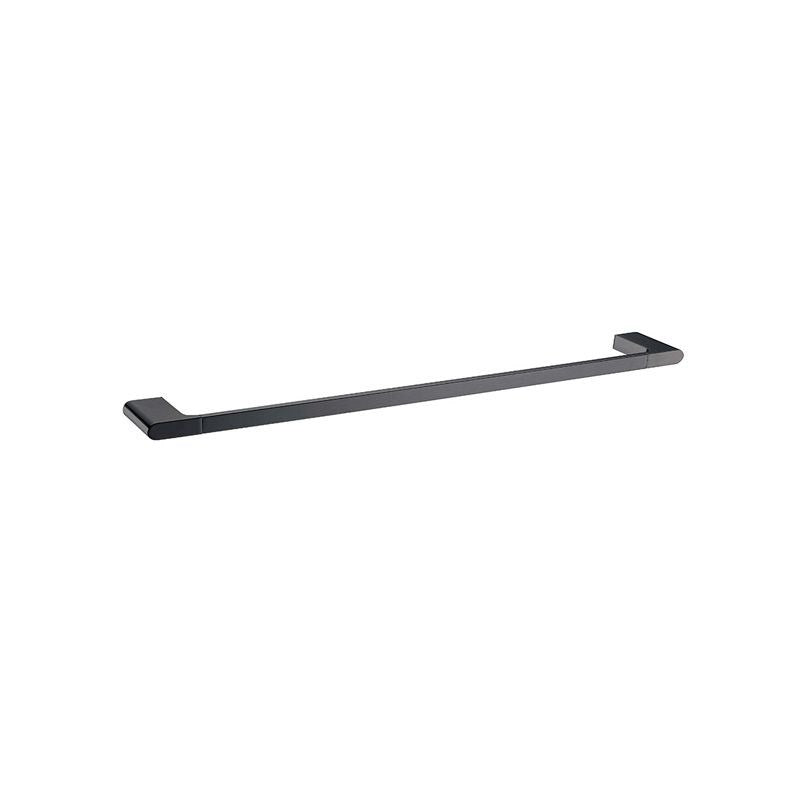 Bellino Gun Metal Single Towel Rail 600mm Zinc Alloy