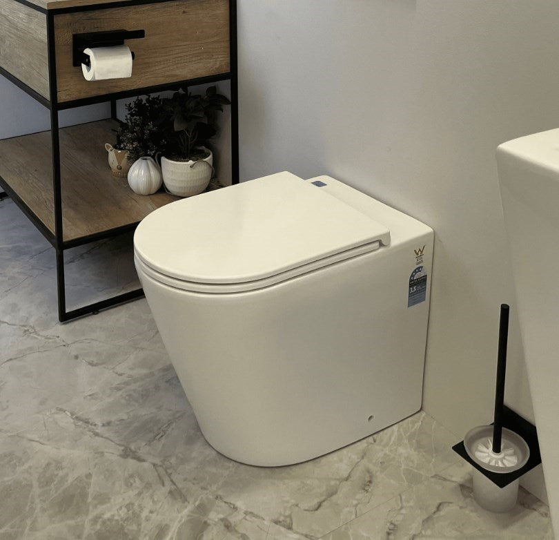 BERLIN99 580*360*430mm Gloss Quiet Flushing Wall Faced Floor Pan
