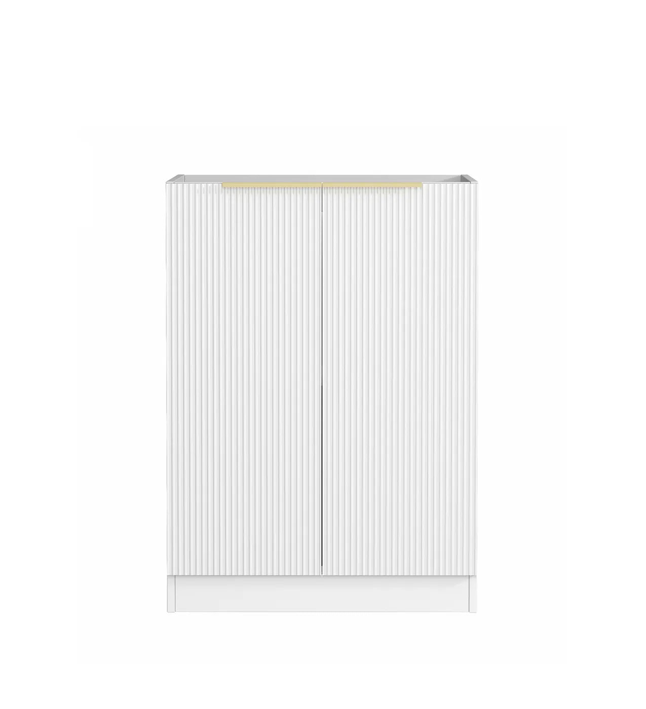 Bondi White Base Laundry Cabinet with Stone Top and Sink 1300x600x900