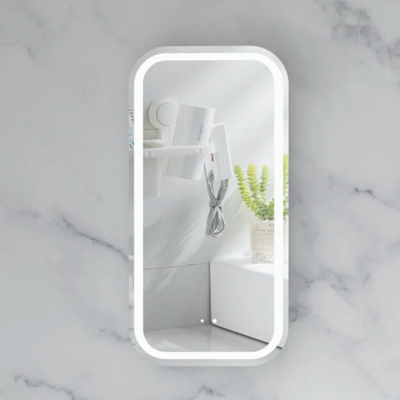 Carysil Earls 450x900mm Matte Squircle LED Shaving Cabinet
