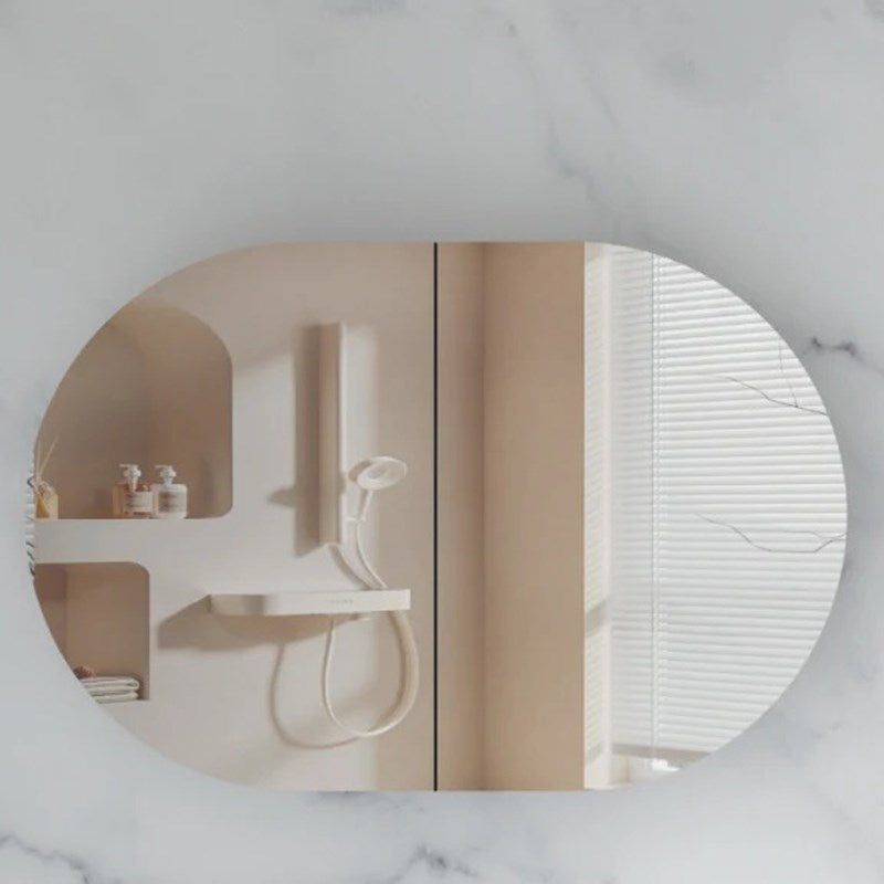 Carysil Mystic 900x600mm Matte Oval Shaving Cabinet
