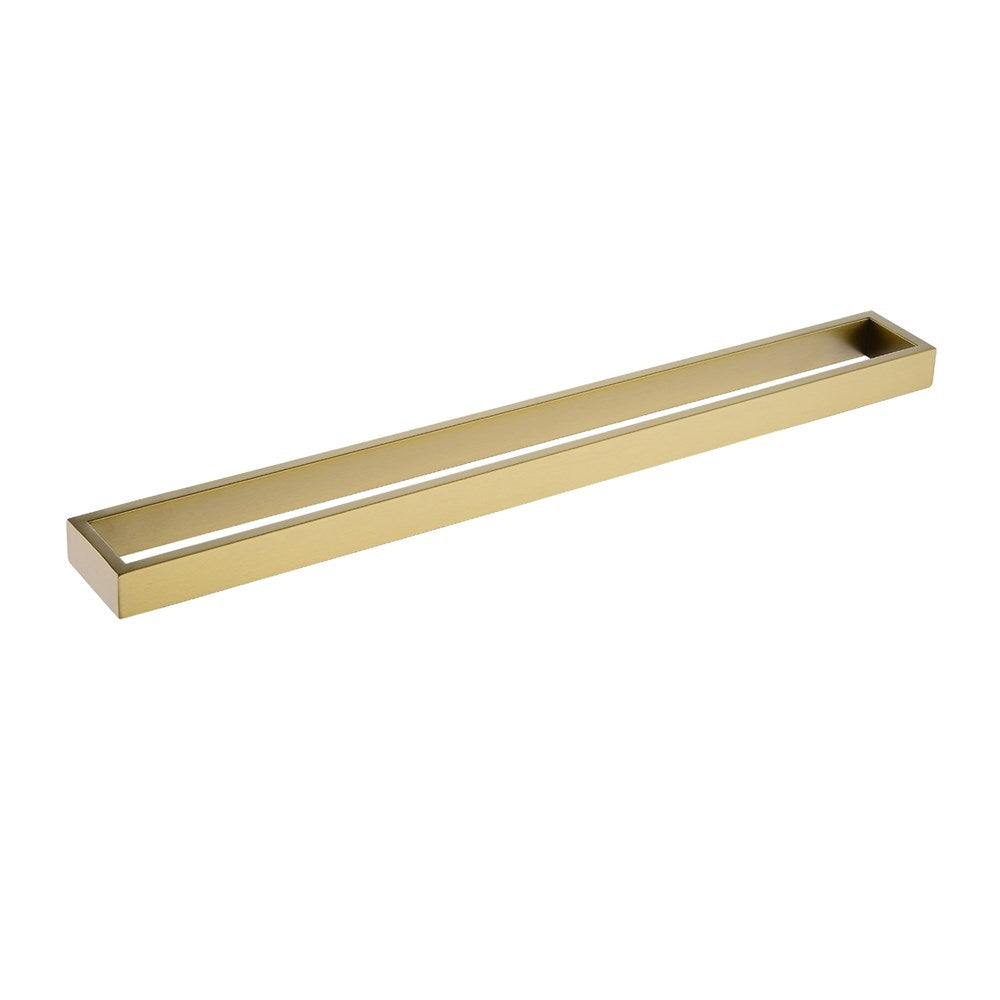 Cavallo Brushed Yellow Square Single Towel Rail 600mm