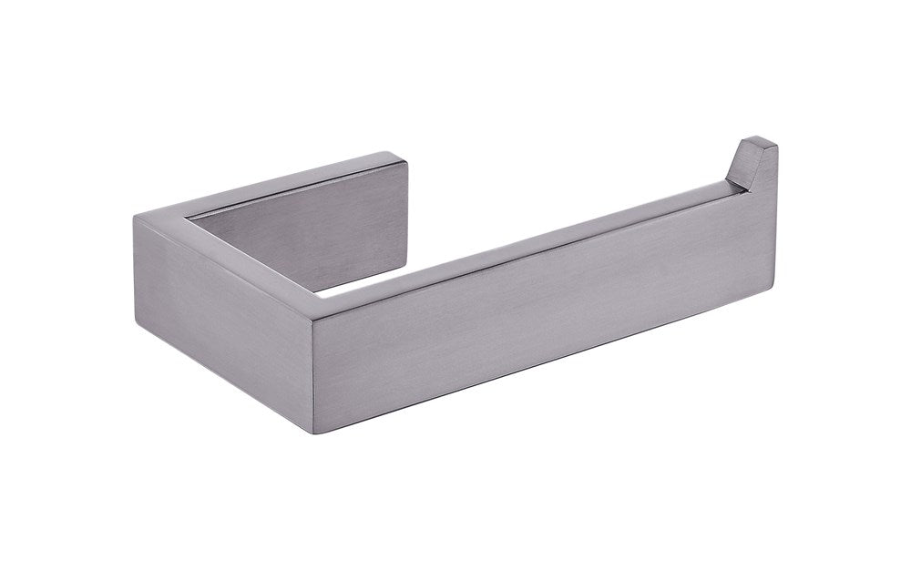 Cavallo Gun Metal Square Toilet Roll Holder