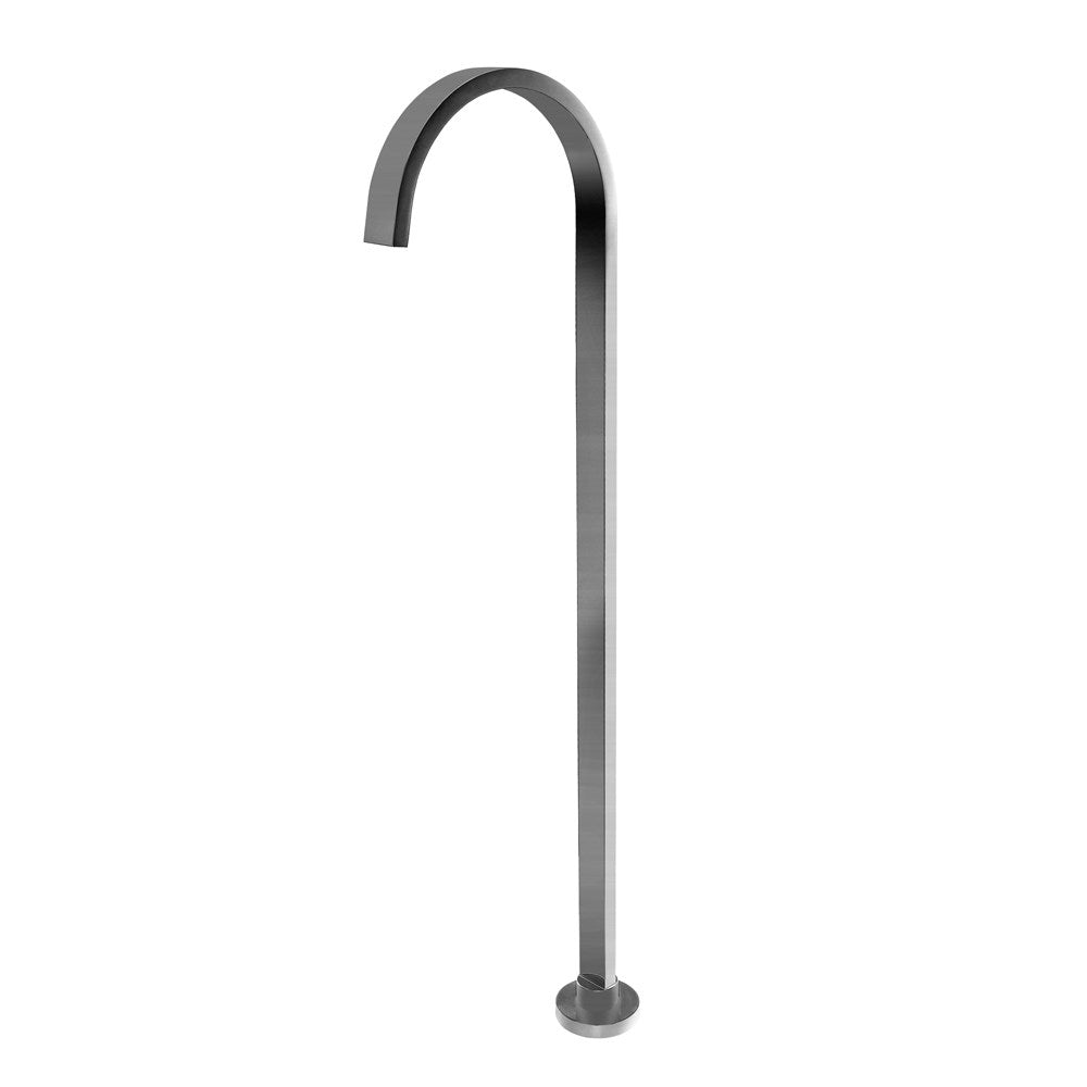Cavallo Square Stainless Steel Freestanding Bath Spout