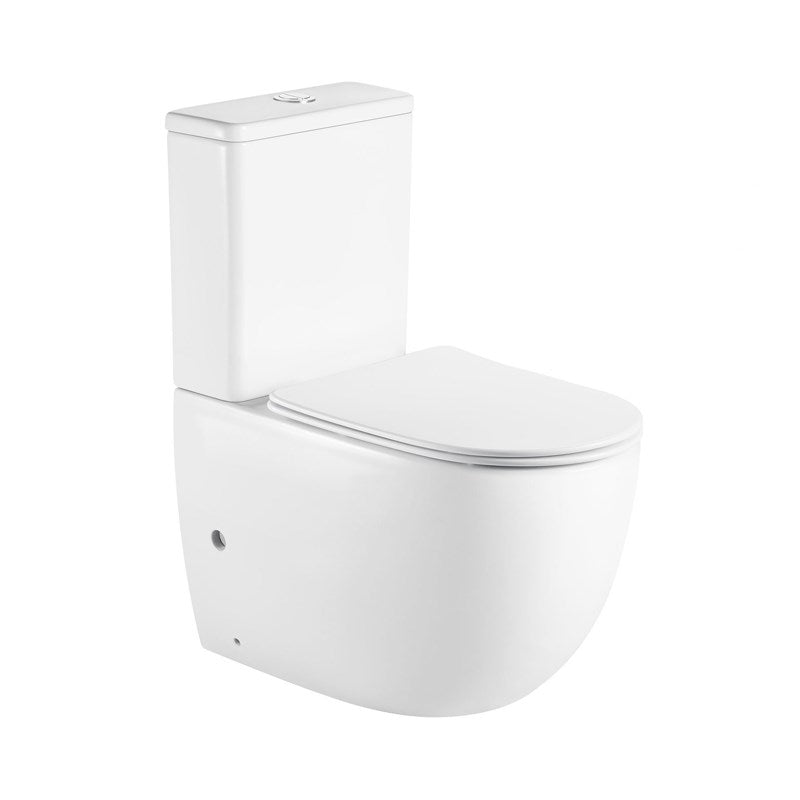 CERA 620*340*810mm Gloss Rimless Flushing Back to Wall Two - piece Toilet Suite