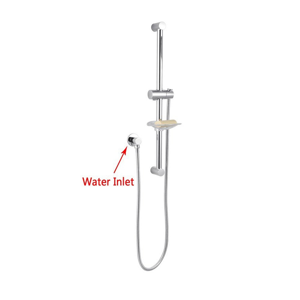Shower Rail with Soap Dish