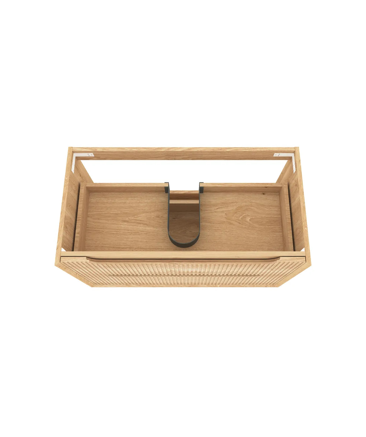 Byron Fluted 900mm Woodland Oak Wall Hung Vanity