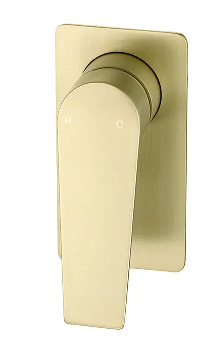 Zevio Shower Mixer Brushed Gold
