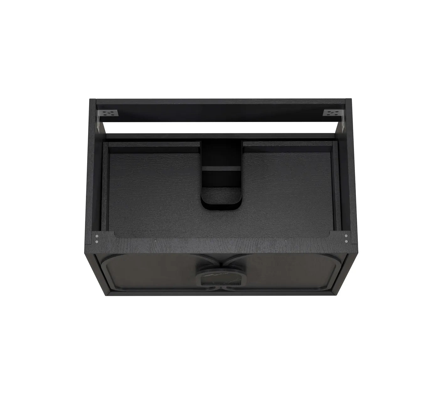 Laguna 750mm Black American Oak Wall Hung Vanity