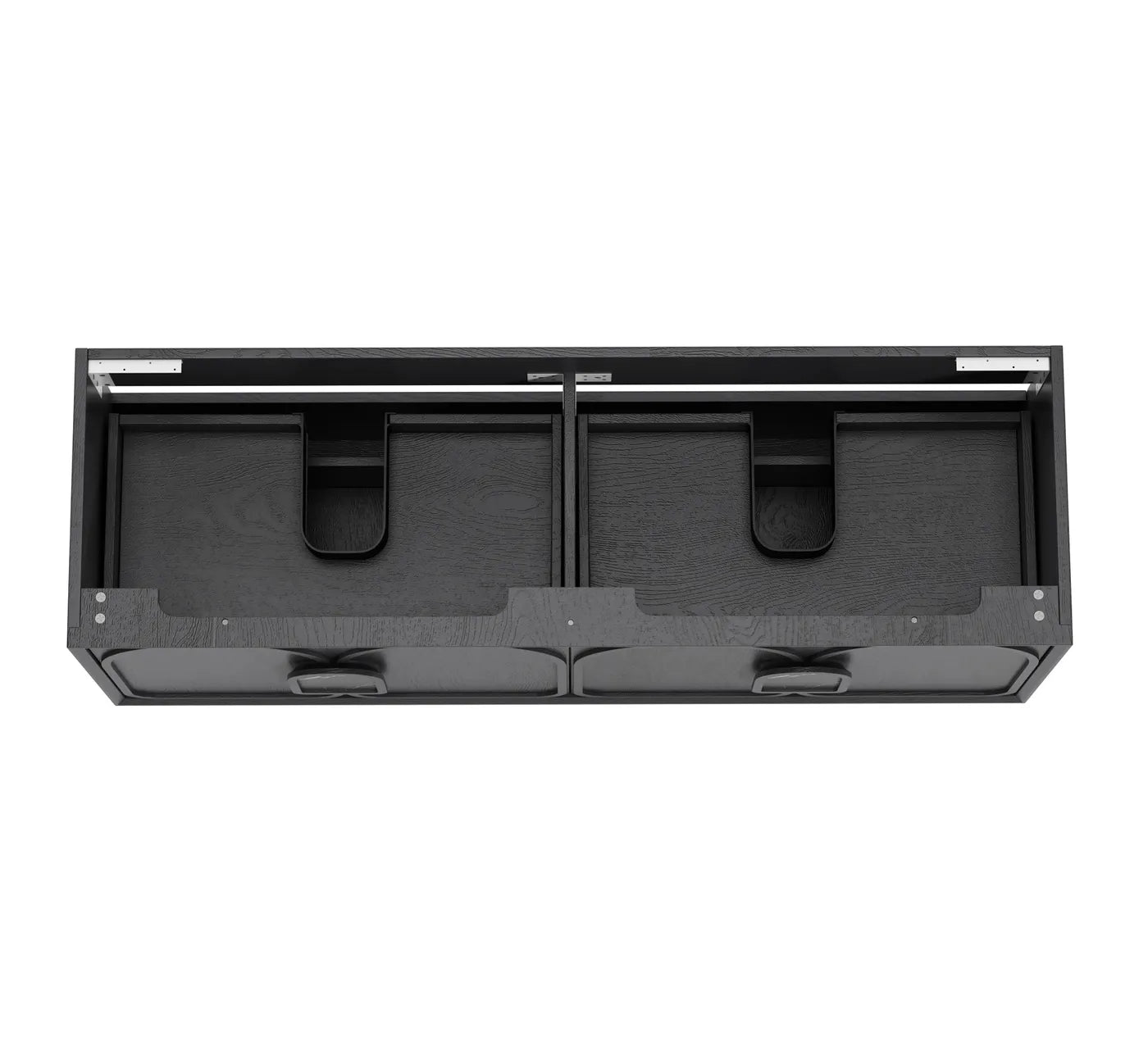 Laguna 1500mm Black American Oak Wall Hung Vanity