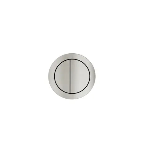 Round Toilet Flush Button Brushed Nickel
