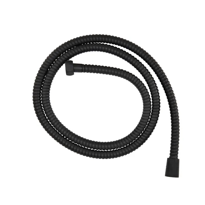 Taran Black Shower Rail with Square Handheld Shower Piece