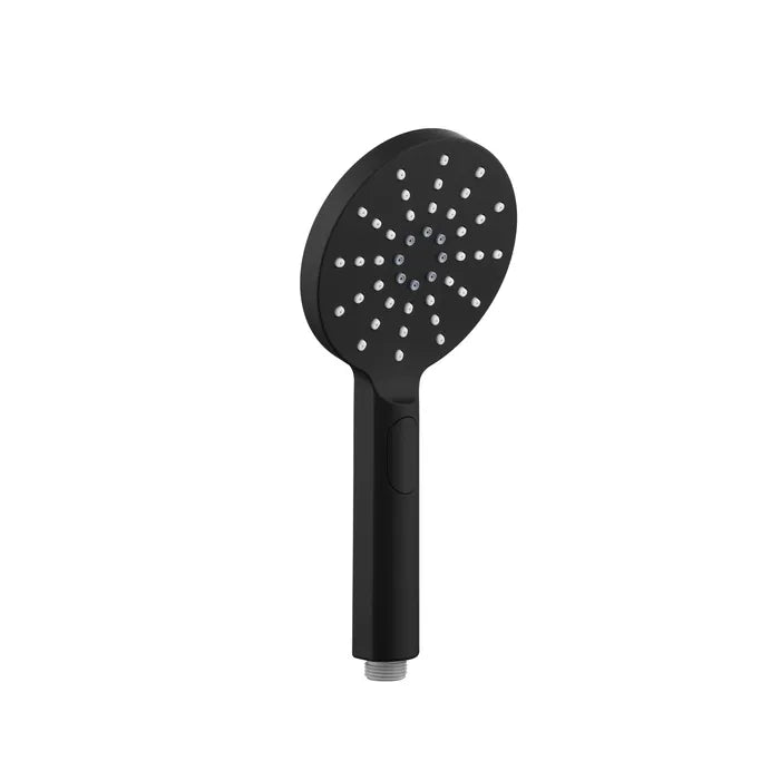 Pavia Dual Hose Twin Shower / 200mm Round Head Matte Black