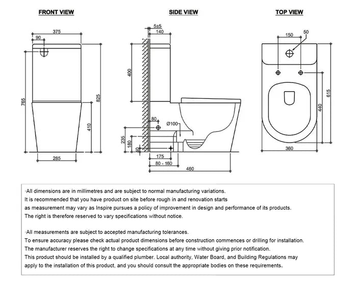 Oasis Rimless Toilet Suite
