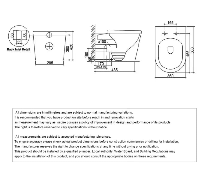 Alzano WF Rimless Pan Slim Seat - Matte Black