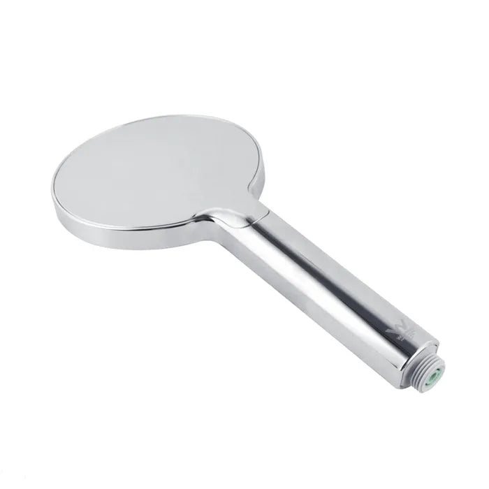 Pavia Chrome Shower Rail with Round Handheld Shower Piece