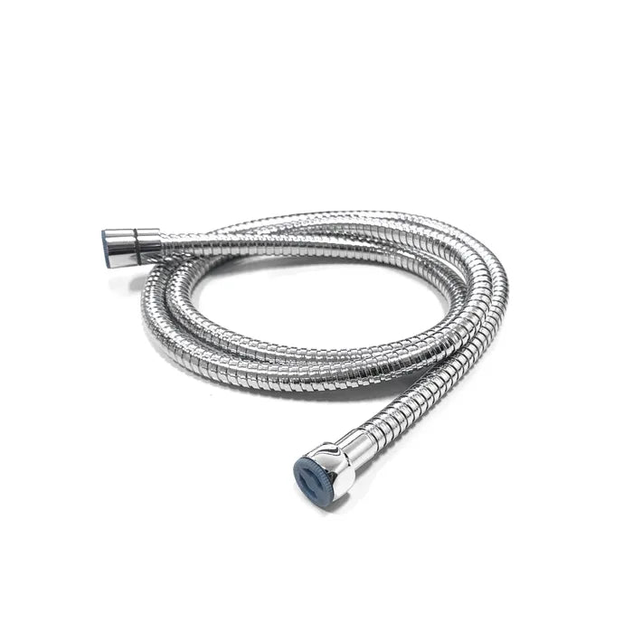 Pavia Chrome Shower Rail with Round Handheld Shower Piece