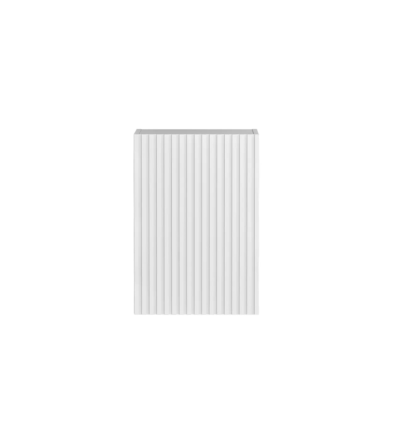 Noosa Laundry 415 Fluted White Wall Cabinet