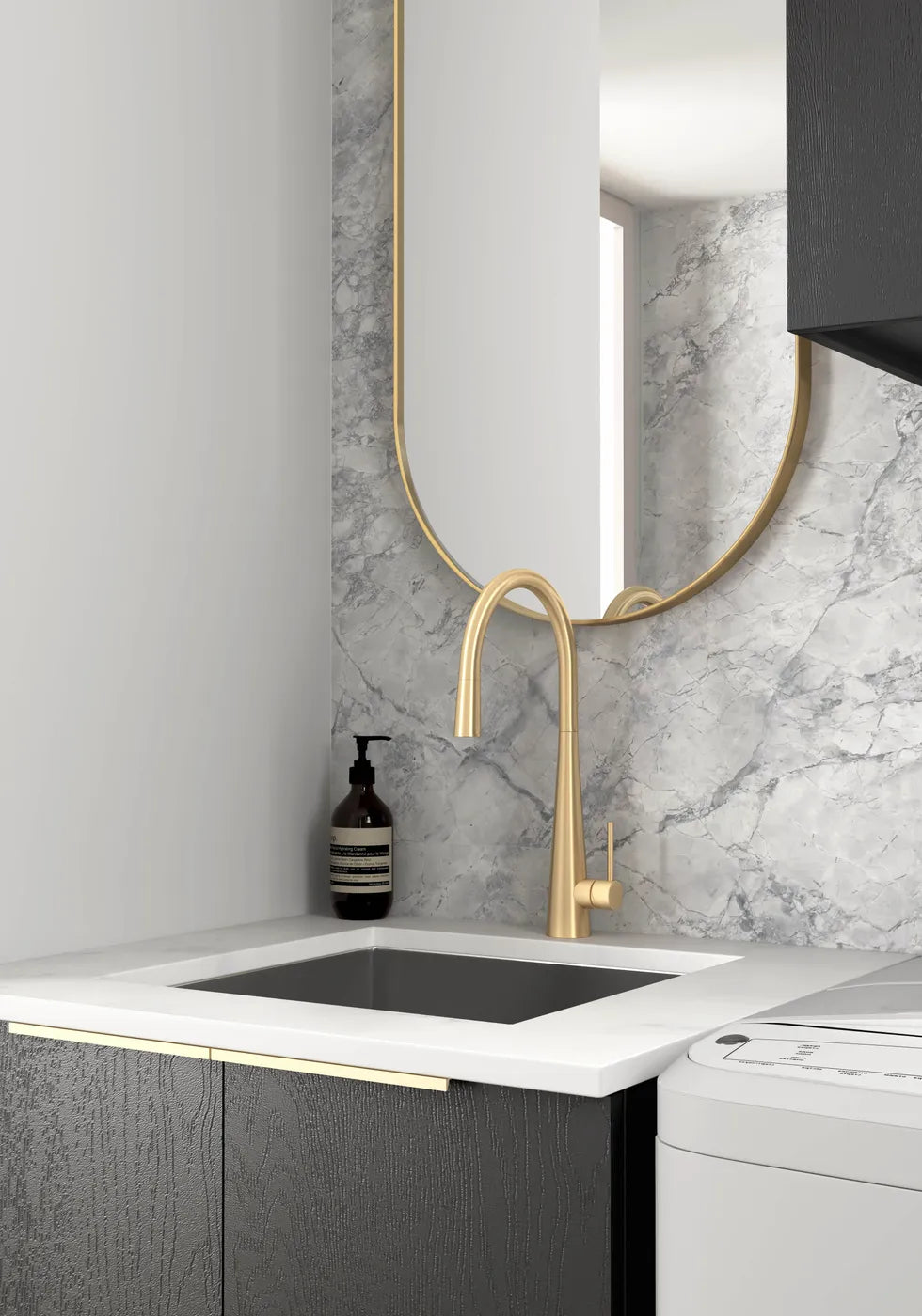 Byron/Bondi Black Oak Mini Laundry