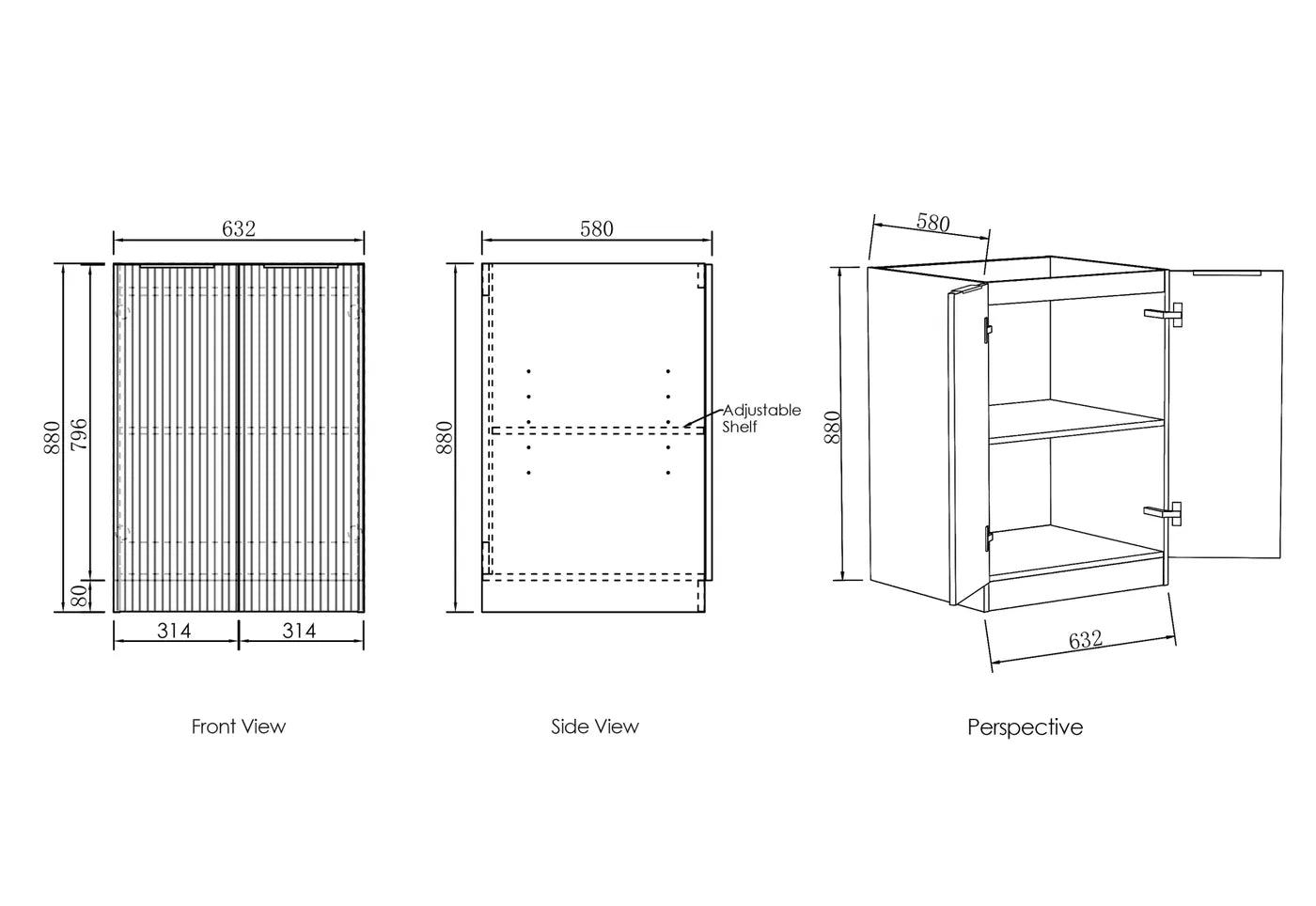 Havana Sable Walnut Mini Laundry