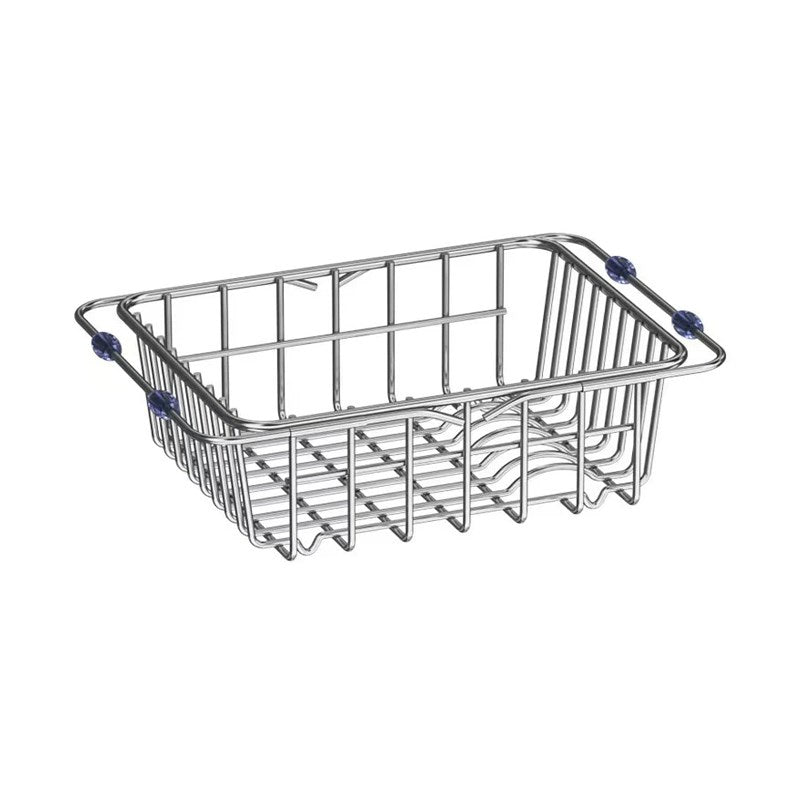 Flexible Stainless Steel PVD Coating Sink Basket/Dish Rack