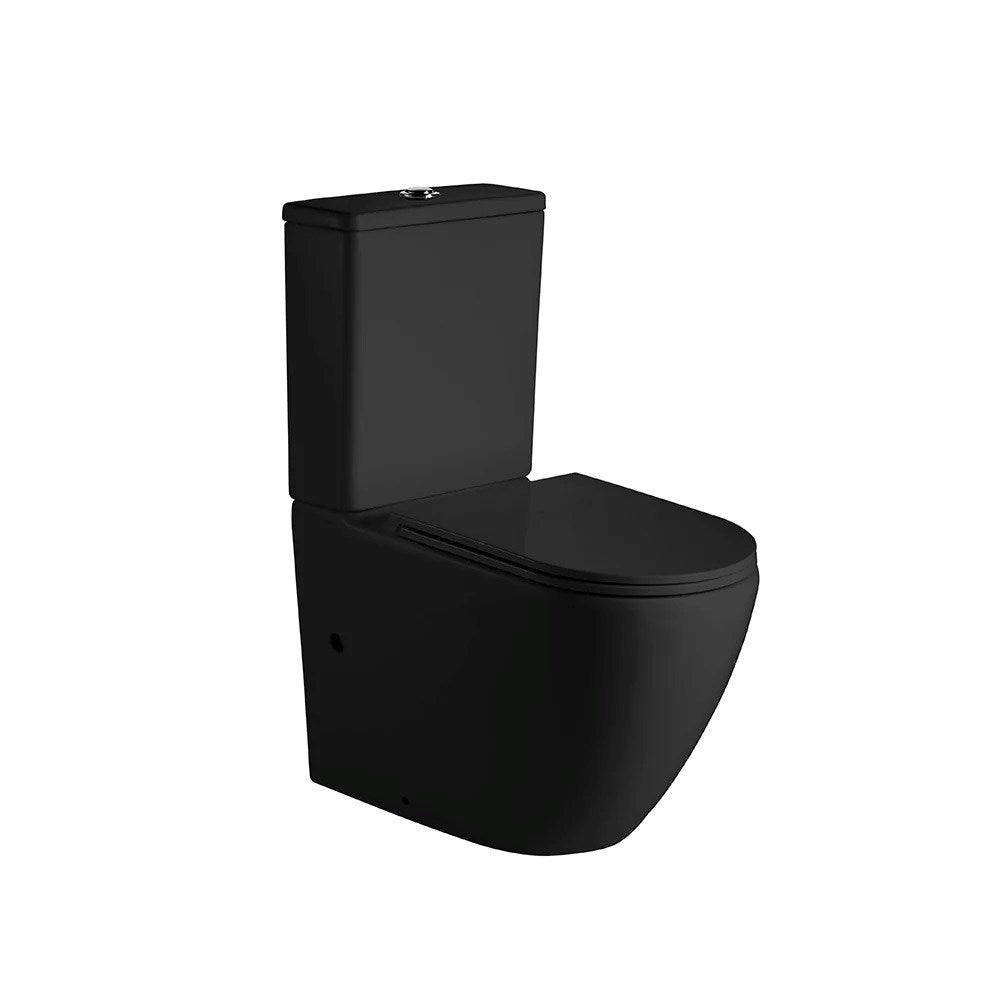 HANI - MB 665*380*845mm Rimless Flushing Back to Wall Two - piece Toilet Suite