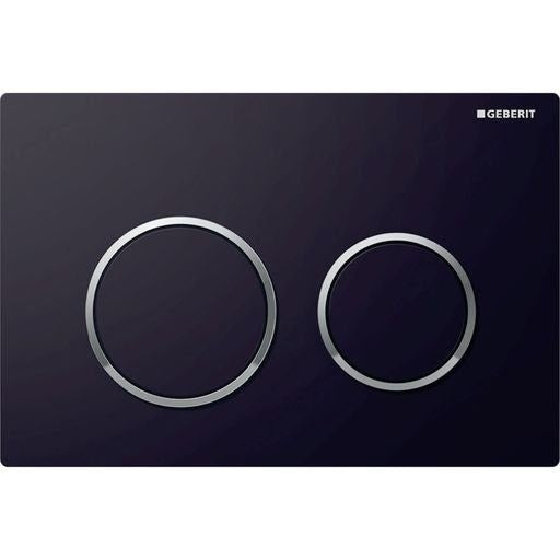 KAPPA21 Plate and Round Button with Trim ABS Dual Flush/Access Plate