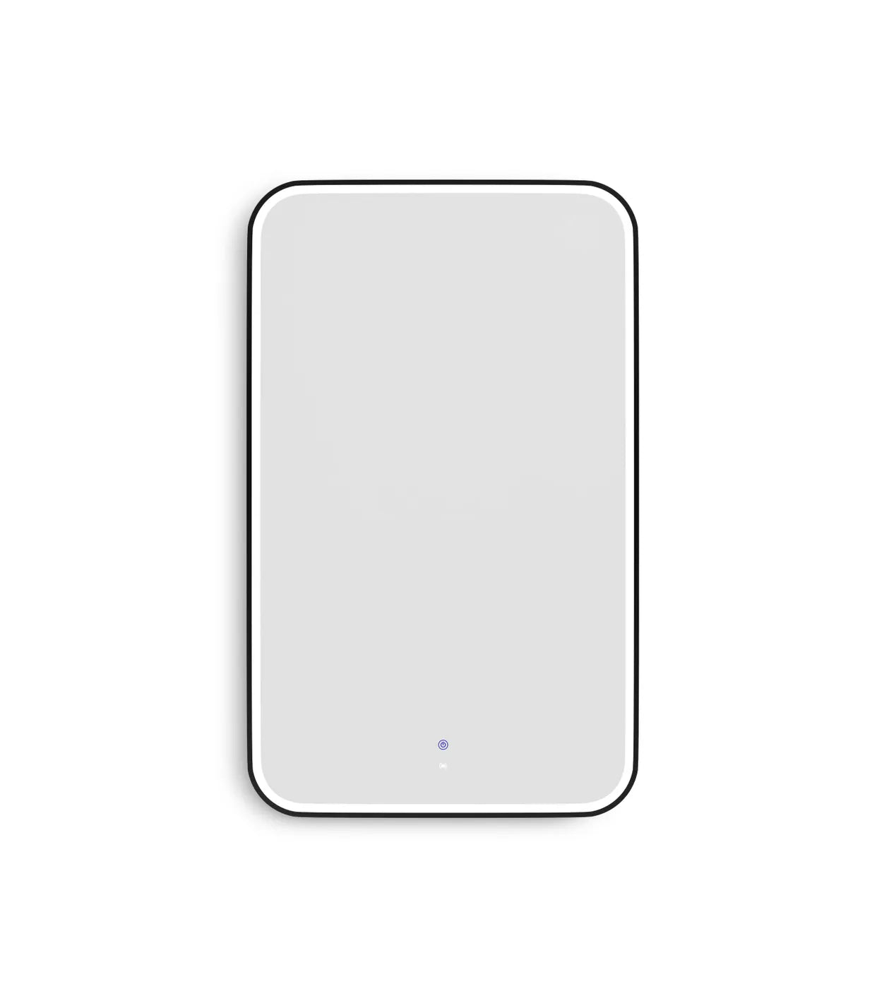 LED Newport 1200(W)x750(H) Black Metal Frame Tuffi Mirror- Install Horizontal or Vertical