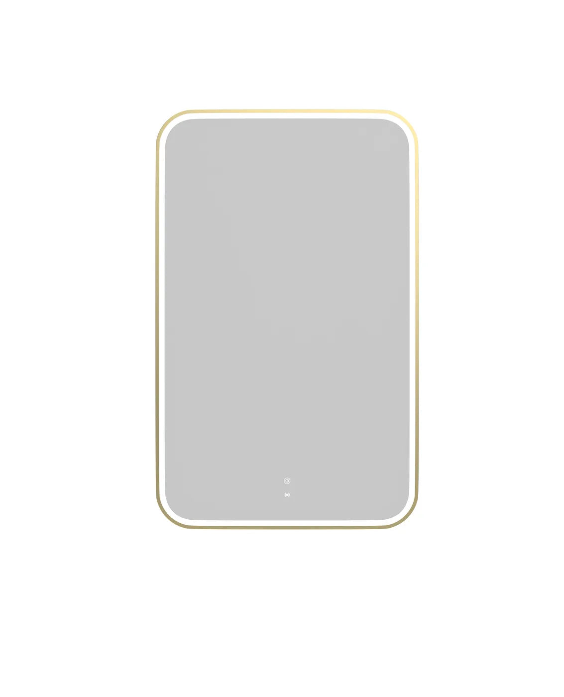 LED Newport 1200(W)x750(H) Gold Metal Frame Tuffi Mirror- Install Horizontal or Vertical
