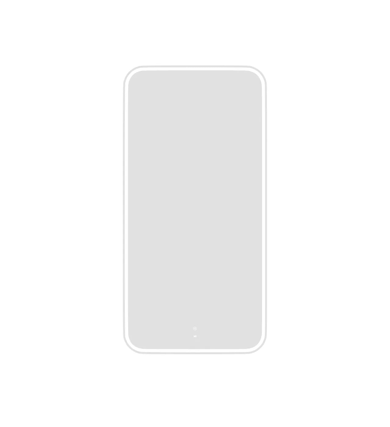 LED Newport 1500(W)x750(H) Frameless Mirror - Install Horizontal or Vertical