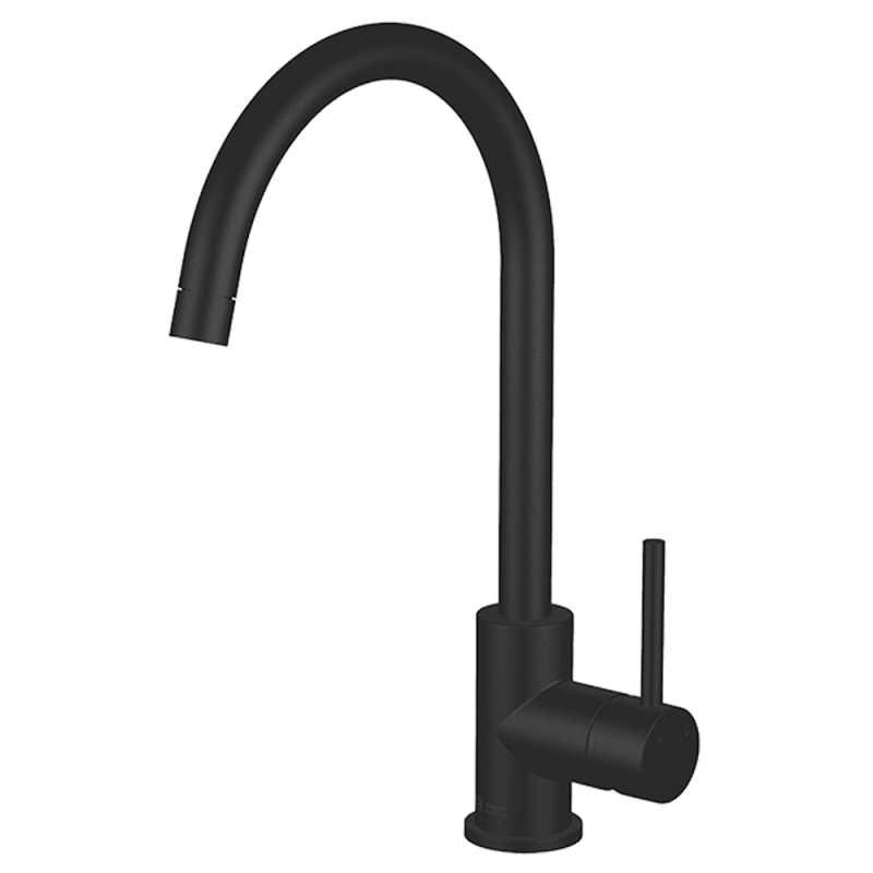 Lucia Goose Sidelever Mixer - Black