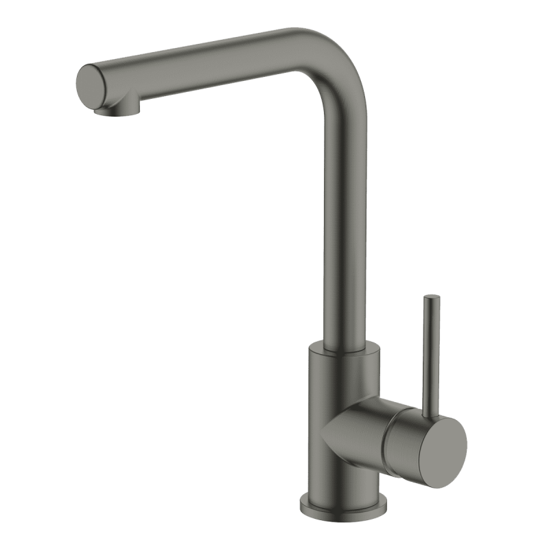 Lucia Side Lever Sink Mixer - Gunmetal