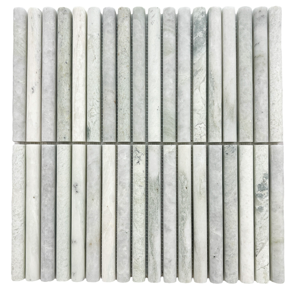Mint Flute Mini Bamboo Honed 15x151x15 Sheet 305x305