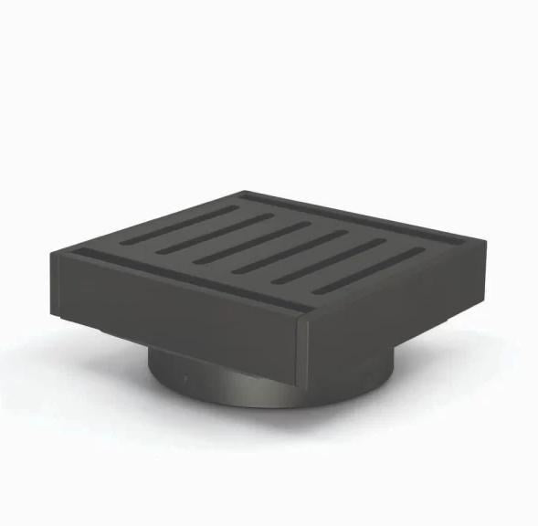 Muses Brushed Ezy Flow Floor Waste 100*100*21mm