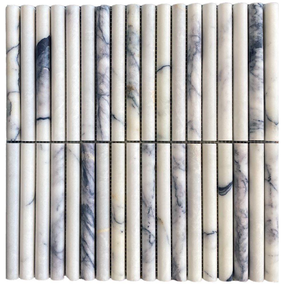 New York Flute Mini Bamboo Honed 15x151x17 Sheet 305x305