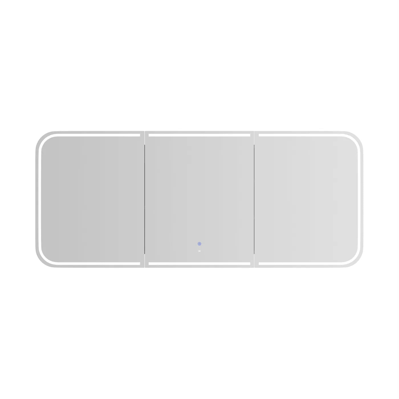 LED Newport 1800(W)x750(H) Black Oak Shaving Cabinet - Premium Edition