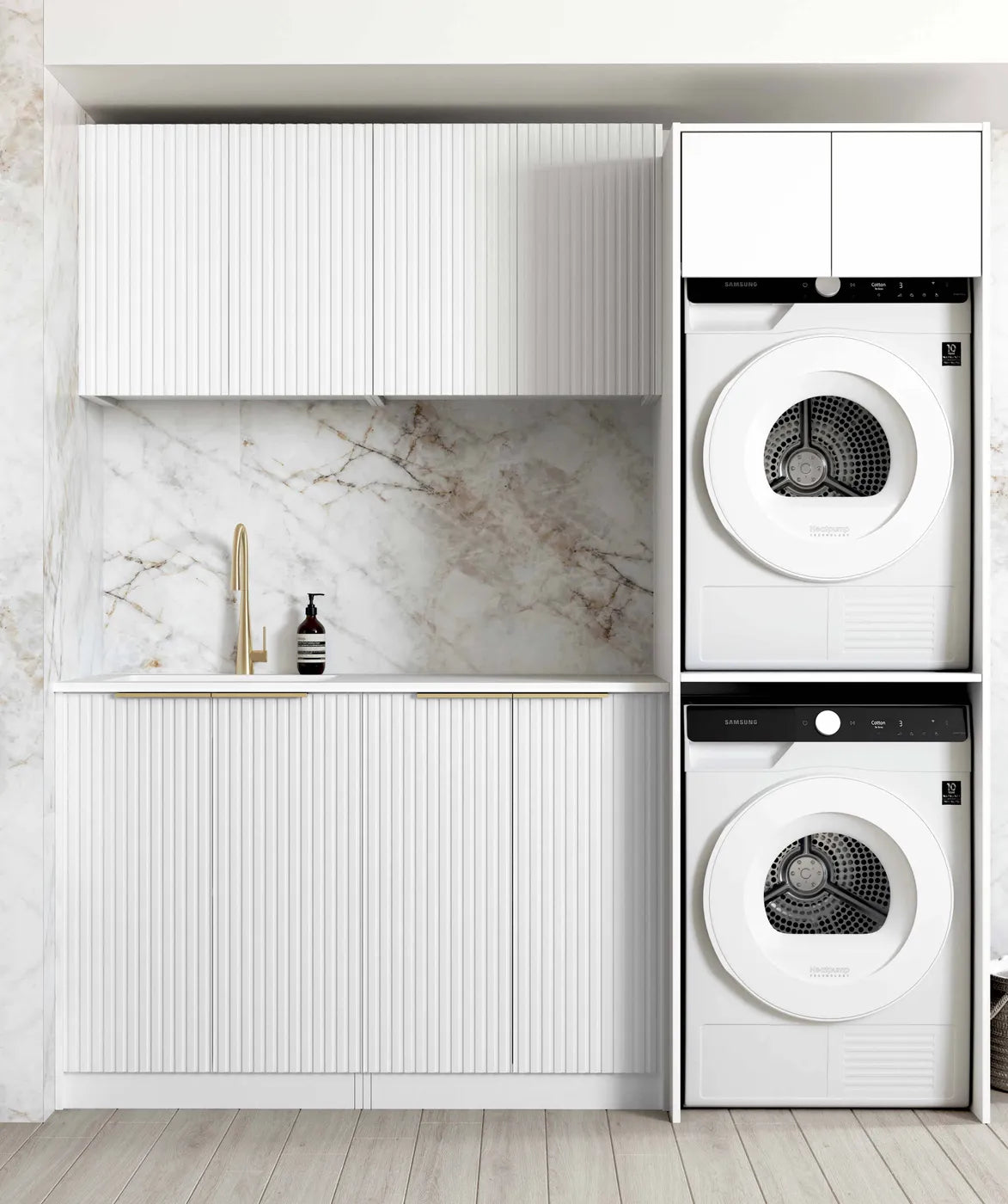 Noosa White Laundry Kit 1960x600x2100