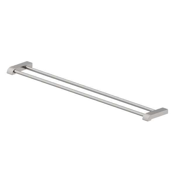 Park Avenue Adjustable Double Towel Rail 760mm - Brushed Nickel