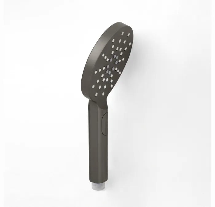 Pavia Gun Metal Handheld Shower Set Round