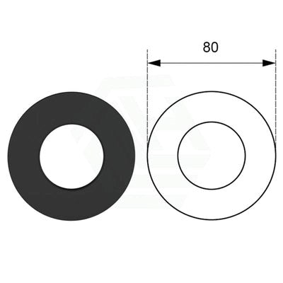Round Cover Plate 80mm