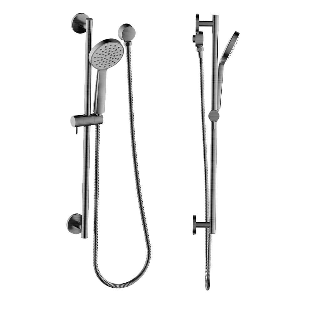 Shower on Rail - Gunmetal