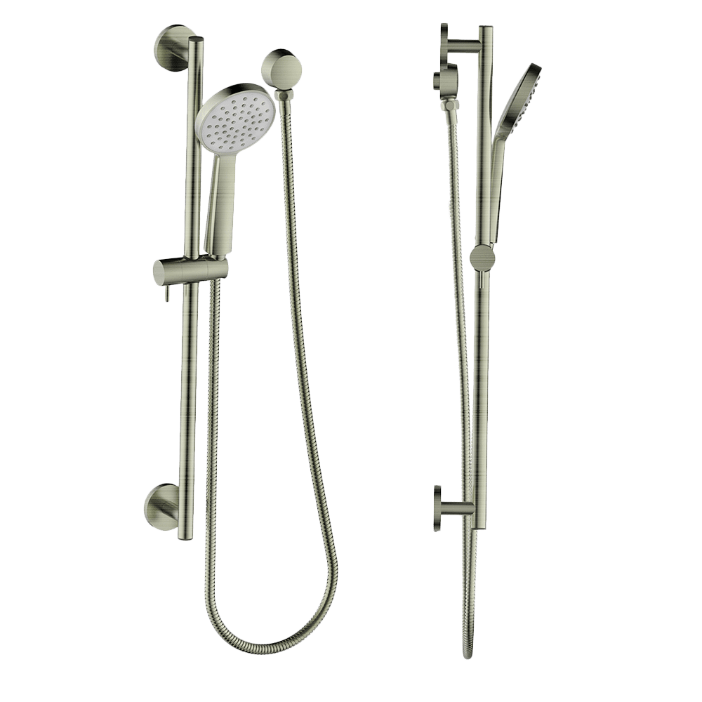 Shower on Rail - Brushed Nickel