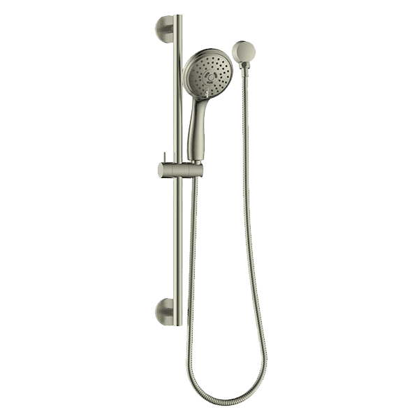 Shower on Rail 3 Function - Brushed Nickel