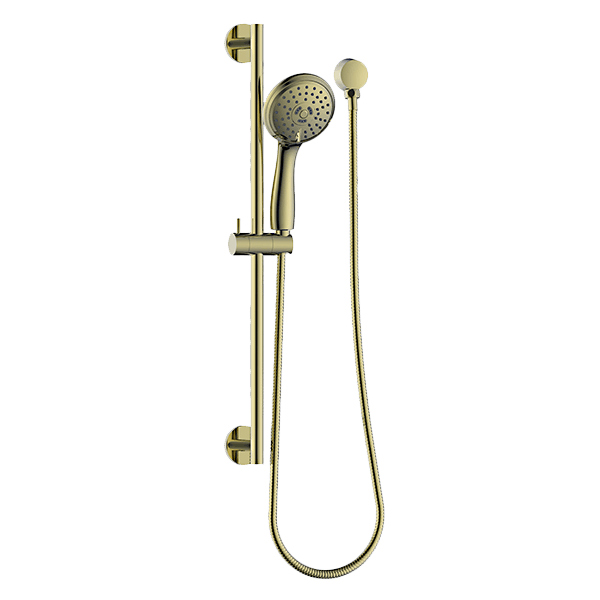 Shower on Rail 3 Function - Brushed Brass