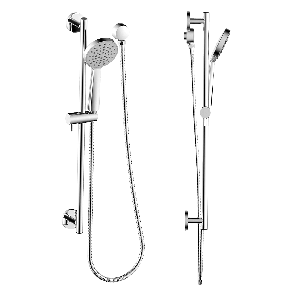 Shower on Rail - Chrome