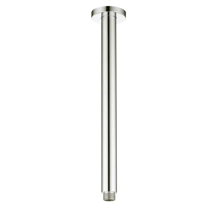 Pavia 300mm Brushed Nickel Ceiling Shower Arm Round