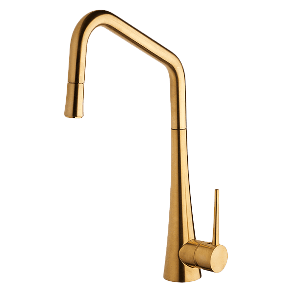 TINK-D Kitchen Mixer With Pull-Out - Brushed Gold